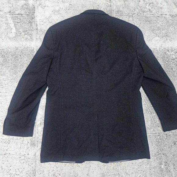 Croft & Barrow Men Blazer Black Classic Fit Sport Coat 2 Button Jacket Size 42L - Picture 2 of 8